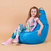 Кресло груша "Bormio" оксфорд luxe - голубой,#5