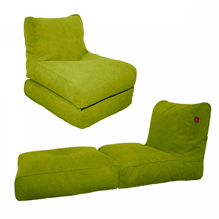 Кресло лежак "Tivoli" велюр luxe - ирландский зеленый