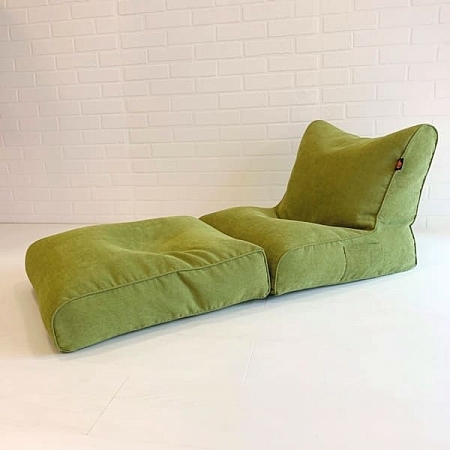 Кресло лежак "Tivoli" велюр luxe - ирландский зеленый