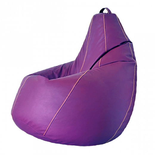 Кресло груша "Bormio" экокожа - violet